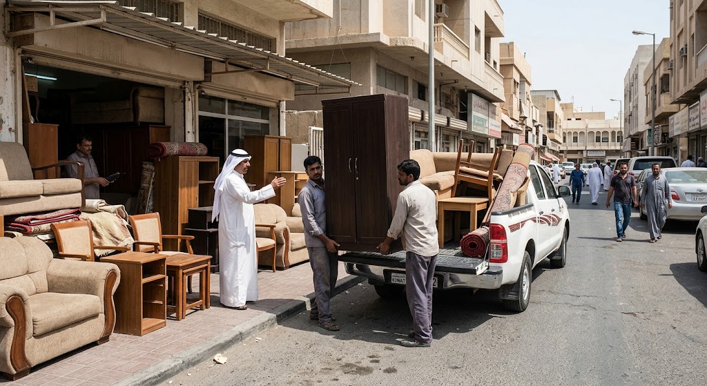 محل شراء اثاث مستعمل الكويت وتقييم فوري للعفش