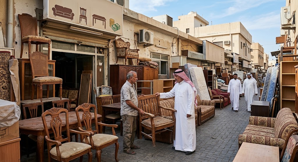 شركة نشتري الاثاث المستعمل الخيران بالكويت بأعلى الأسعار