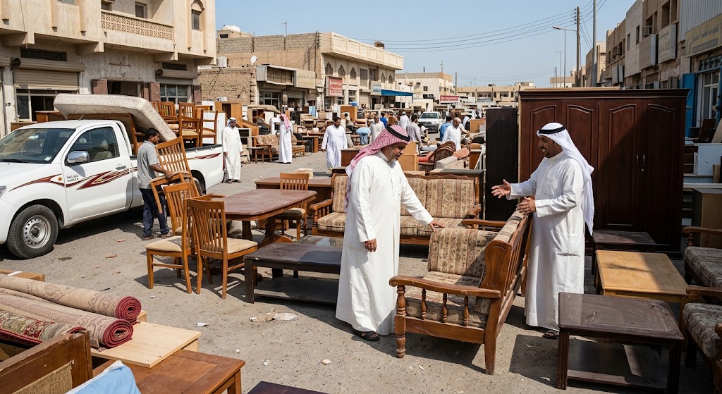 شركة نشتري الاثاث المستعمل دسمان بالكويت بأفضل الأسعار