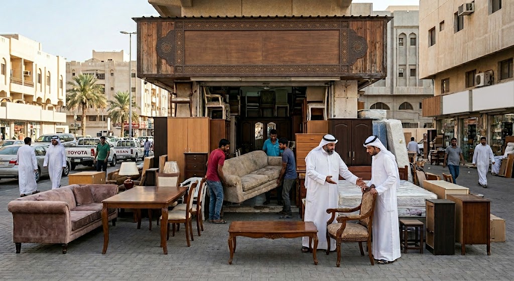 شركة نشتري الاثاث المستعمل القبلة بالكويت بأعلى الأسعار